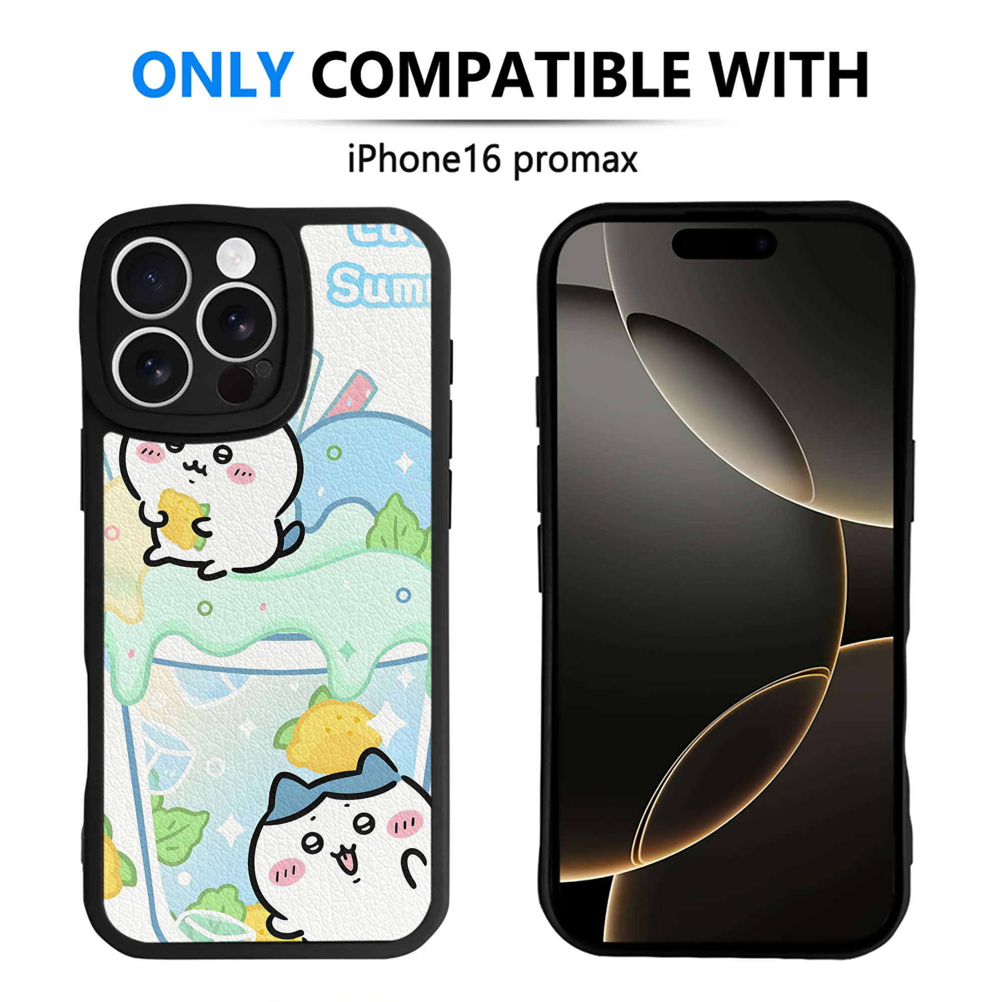 （画像用） ちいかわ Chii-kawa 【iPhone 16シリーズ対応】シリコンスマホケース（レザー調） 材質：シリコン